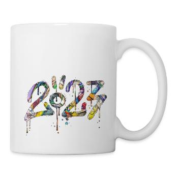 Style graffiti Splash hip hop couleurs peintre 2023 - Mug blanc - blanc - Droite