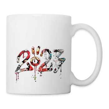 Style graffiti Splash hip hop couleurs peintre 2023 - Mug blanc - blanc - Droite