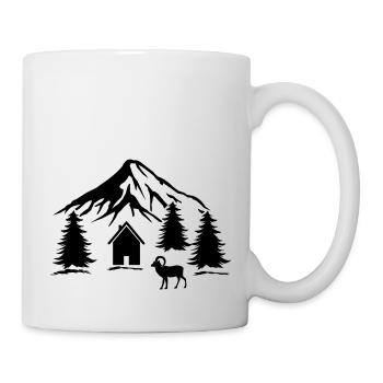 Berge Natur - Tasse - Weiß - Rechts