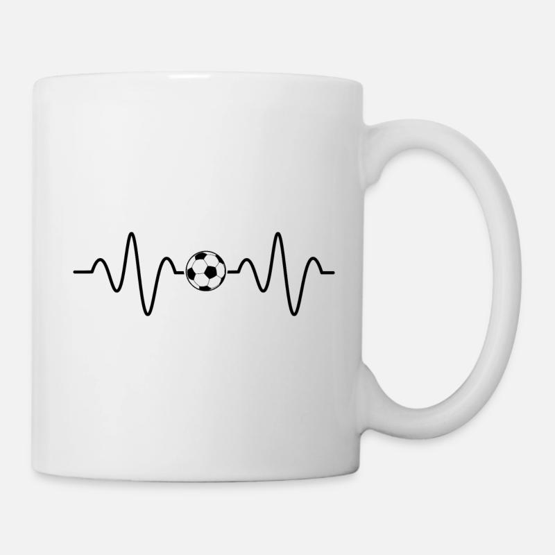 Fußball Soccer - Tasse - Weiß