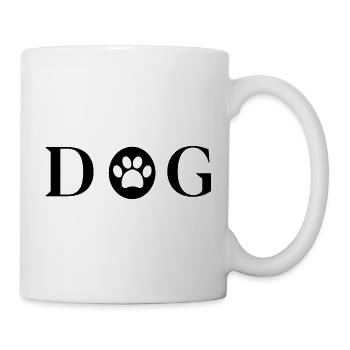 Chien de chasse - Mug blanc - blanc - Droite