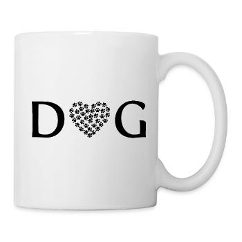 Chien Hundg - Mug blanc - blanc - Droite