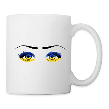 Ukraine Eye Solidarity - Mug - white - Right