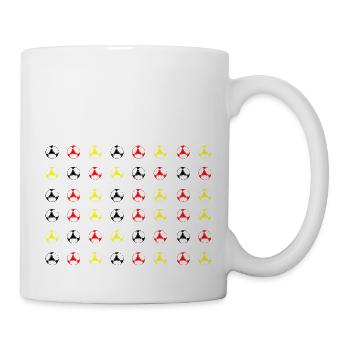 Fußball Soccer - Tasse - Weiß - Rechts