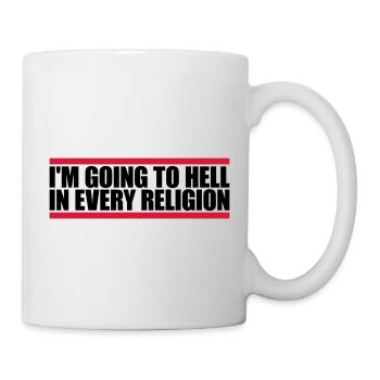 in going to hell - Mug - white - Right