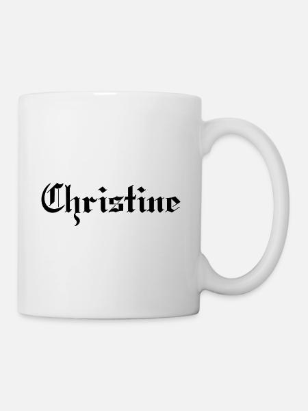 Christine - Tasse - Weiß