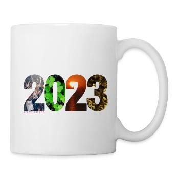 2023 Ready Set Go - Jahreswechsel - Frohes Neues - Tasse - Weiß - Rechts
