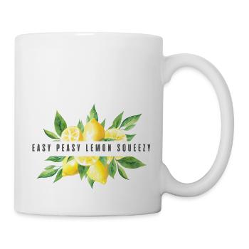 Easy Peasy Zitrone Squeezy - Tasse - Weiß - Rechts
