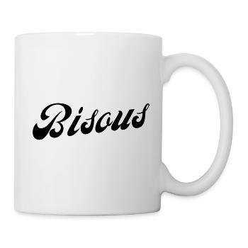 Bisous idée cadeau - Mug blanc - blanc - Droite