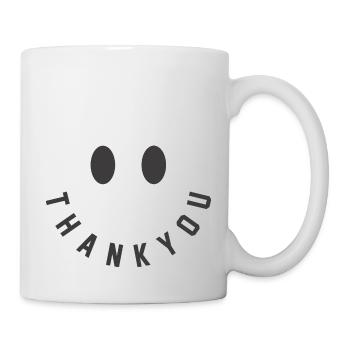 thank you - Tasse - Weiß - Rechts