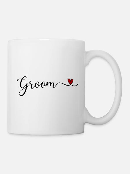 Bräutigam - Tasse - Weiß