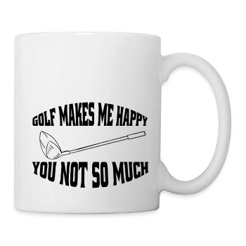 Golf Golf Club Golfer Quote Golf Ball - Mug - white - Right