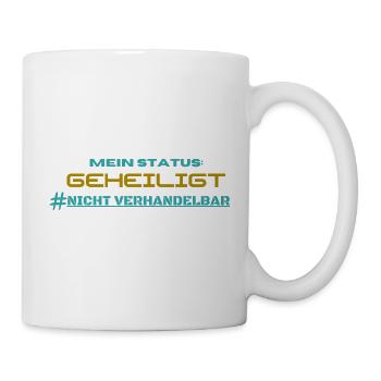 Geheiligt - Tasse - Weiß - Rechts