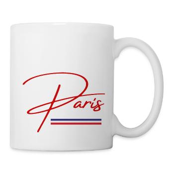 Paris Geschenkidee - Tasse - Weiß - Rechts