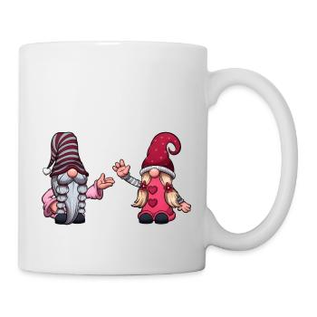 Cute Valentine's Day Gnomes - Mug - white - Right