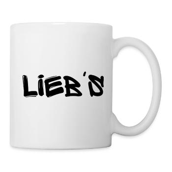 Lieb's - Cooles Design für Liebe und Valentinstag - Tasse - Weiß - Rechts