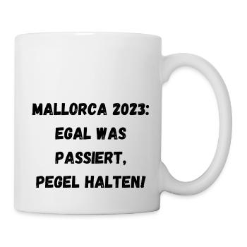 Auf nach Mallorca! Für Malle Fans - Partydesign! - Tasse - Weiß - Rechts