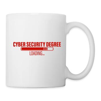 Cyber Security Degree Loading 3 - Mug - white - Right