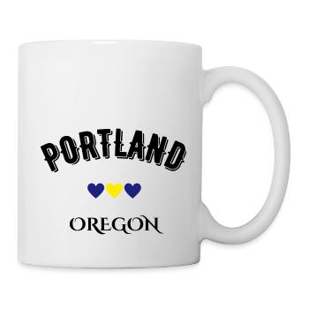 Portland Oregon - Tasse - Weiß - Rechts