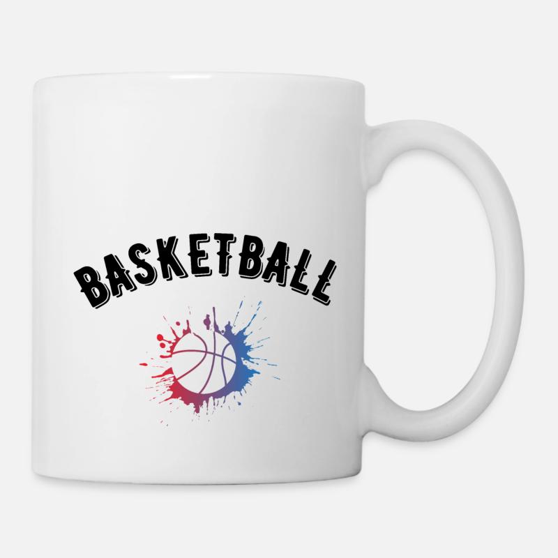 basketball - Mug blanc - blanc