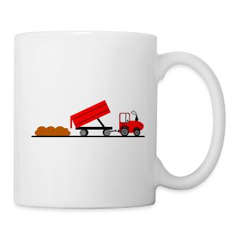 Tractor - Mug - white - Right