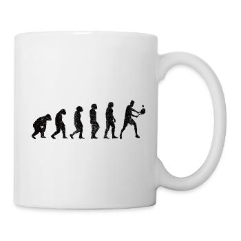 Tennisspieler Tennisschläger Tennis Tennisverein - Tasse - Weiß - Rechts