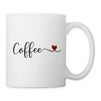 Kaffee - Tasse - Weiß - Rechts