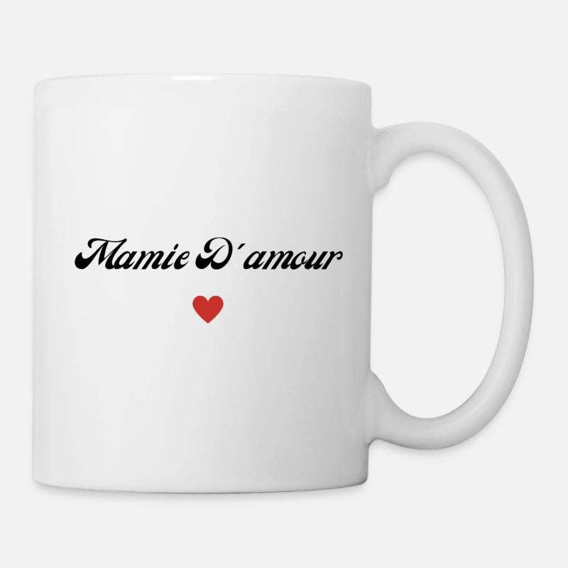 mamie d'amour - Mug blanc - blanc