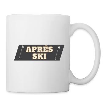 Aprés Ski Shirts for the After Ski Party - Mug - white - Right