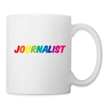 Journaliste en formation 4 - Mug blanc - blanc - Droite