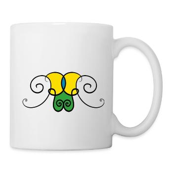 Ange de lumière - Mug blanc - blanc - Droite