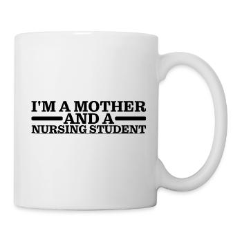 Je suis une mère et une étudiante infirmière 3 - Mug blanc - blanc - Droite