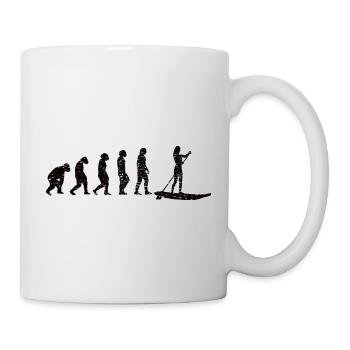 Stand Up Paddling Stehpaddler Stehpaddeln - Tasse - Weiß - Rechts