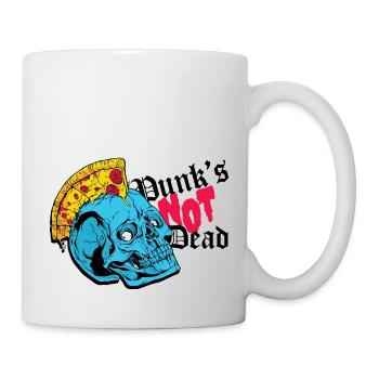 Pizza Punk n’est pas mort - Mug blanc - blanc - Droite