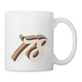 Vintage 78th anniversary - Mug - white - Right