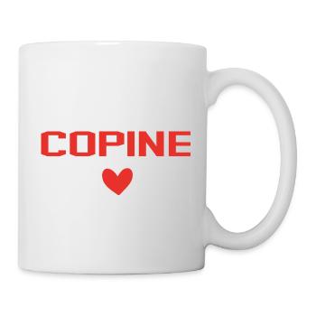 Copine Coeur - Mug blanc - blanc - Droite