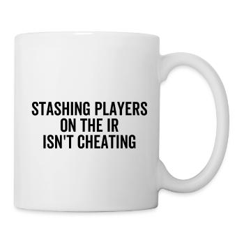 Spieler auf dem IR zu verstauen ist kein Betrug - Tasse - Weiß - Rechts