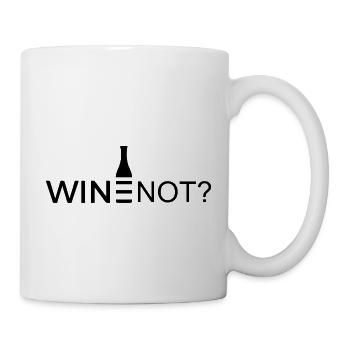 Bier Wein Whiskey Schnaps Alkohol - Tasse - Weiß - Rechts