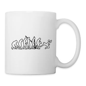 Football Design Football Team Joueur de football - Mug blanc - blanc - Droite