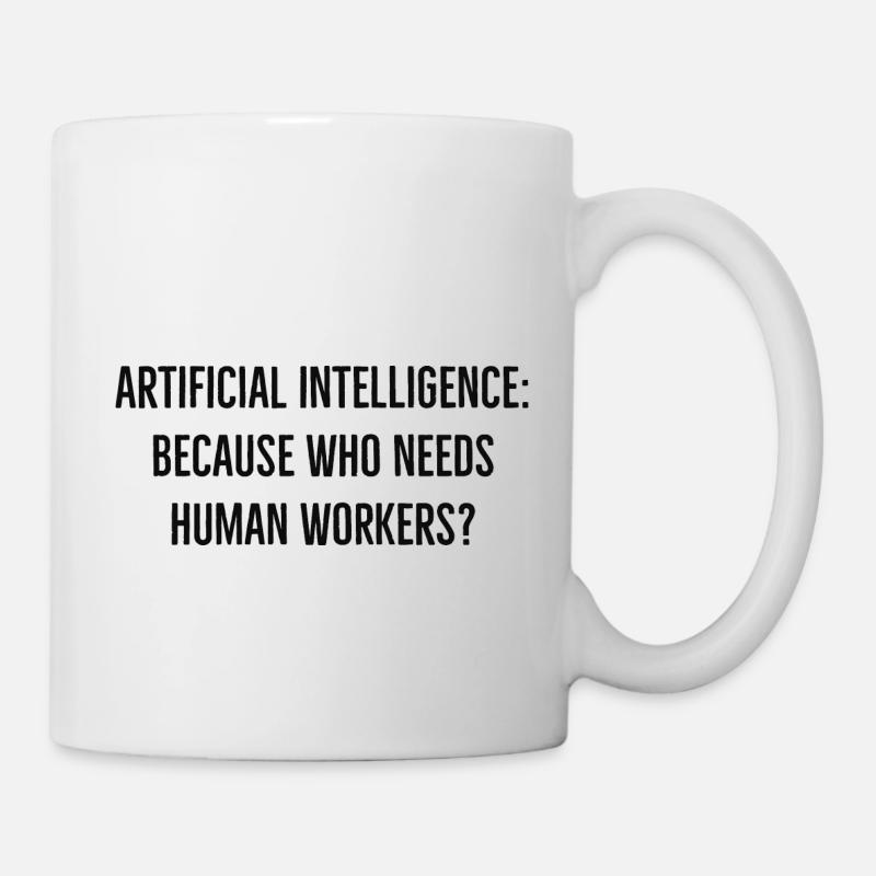 arbeitslos - Tasse - Weiß