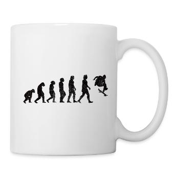 Skateboard Skaten Skateboarding Skater Skate-Fan - Tasse - Weiß - Rechts