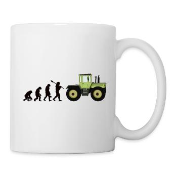 Unimog - Evolution - Oldtimer - Offroad - MB Trac - Tasse - Weiß - Rechts