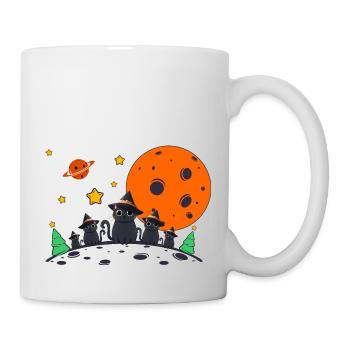 Cat Witch | Cat Lovers Gifts - Mug - white - Right