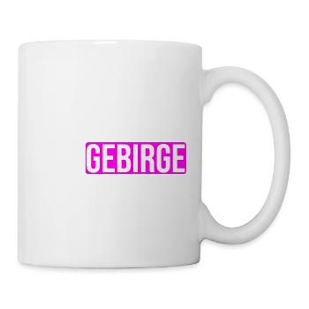 Erzgebirge Bergbau Logo - Tasse - Weiß - Rechts