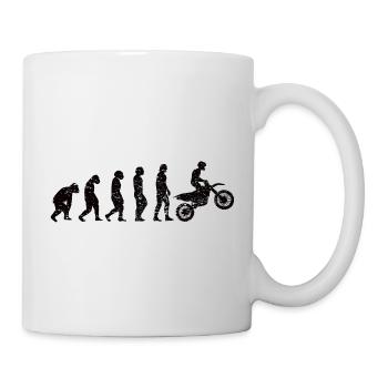 Moto Motocross Motocycliste Fan de moto - Mug blanc - blanc - Droite