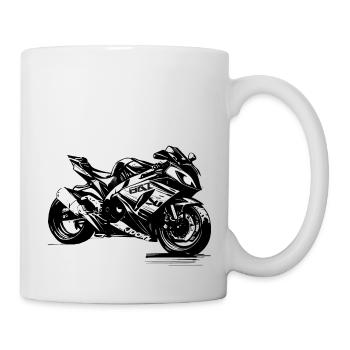 Show off your style with our motorcycle logos - Mug - white - Right
