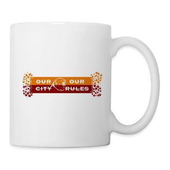 Notre ville Nos règles Galata - Mug blanc - blanc - Droite