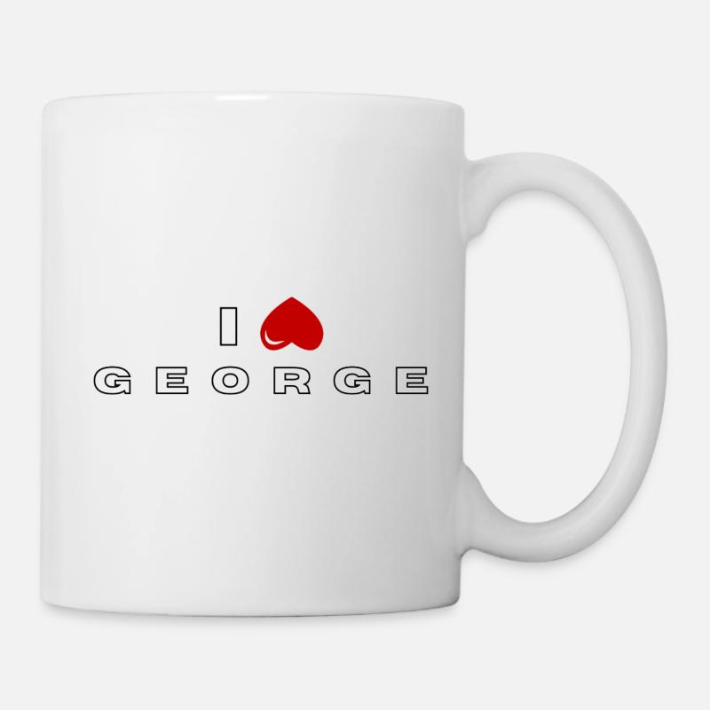 Je déteste George - Mug blanc - blanc