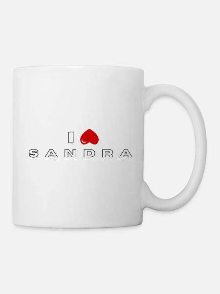 Ich hasse Sandra - Tasse - Weiß