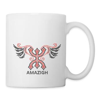 AMAZIGH ZYMBOLE BERBERE Z IMAZIGHEN BIJOU KABYLE - Mug blanc - blanc - Droite